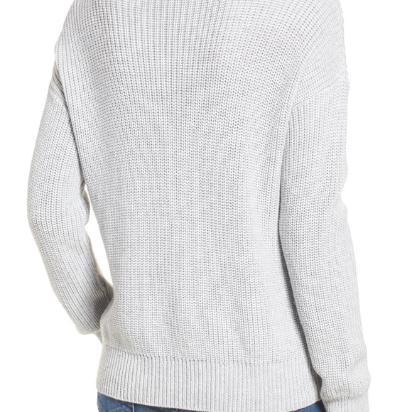 NWT $208 Rails Olivia Cotton Blend Lace Up Sweater  in size Medium! - Picture 5 of 5